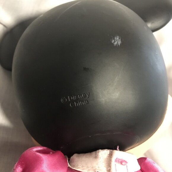 Disney Store Talking Minnie Mouse Doll In Pink Polka Dot Dress Works Cute - Picture 6 of 10